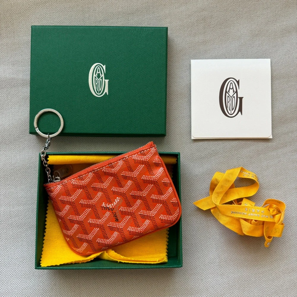 NWT🧡GOYARD🧡Senat Nano Key Pouch Coin Purse Keychain